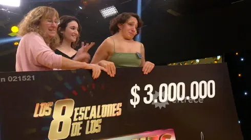 La participante ganó Los 8 Escalones
