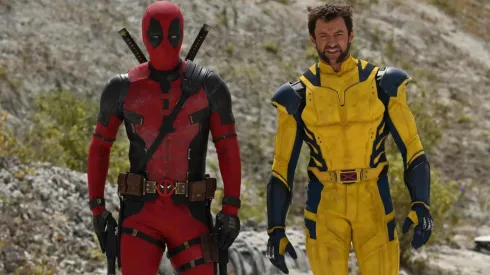 Ryan Reynolds y Hugh Jackman en Deadpool 3.
