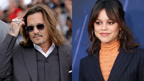 Johnny Depp y Jenna Ortega
