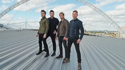LONDON, ENGLAND – SEPTEMBER 12: Shane Filan, Mark Feehily, Kian Egan and Nicky Byrne of Westlife announce first every show at Wembley Stadium on September 12, 2019 in London, England. (Photo by Eamonn M. McCormack/Getty Images)
