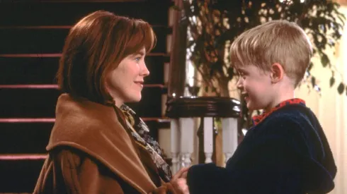 Macaulay Culkin y Catherine O'Hara, protagonistas de Home Alone.
