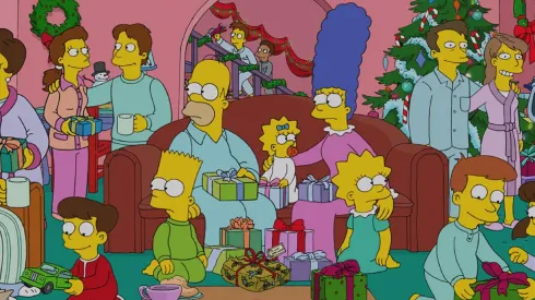Los Simpson, un clásico en Navidad.
