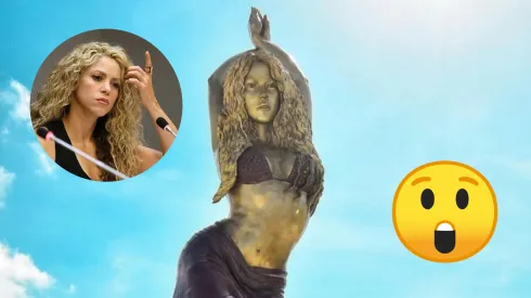 La estatua de Shakira se volvió viral por un insólito error.
