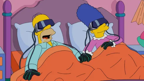 Los lentes Vision Pro fueron una realidad en Los Simpson.
