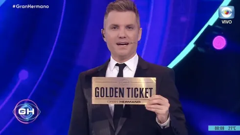 Santiago del Moro anunció el Golden Ticket en Gran Hermano.
