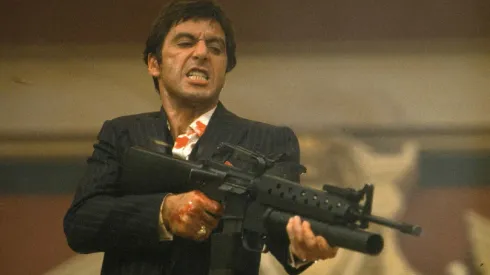 Al Pacino es el protagonista de Scarface.
