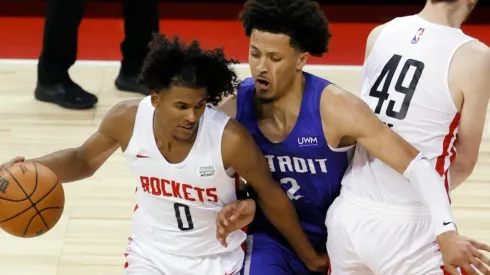 Jalen Green junto a Cade Cunningham en la Summer League (Getty Images)
