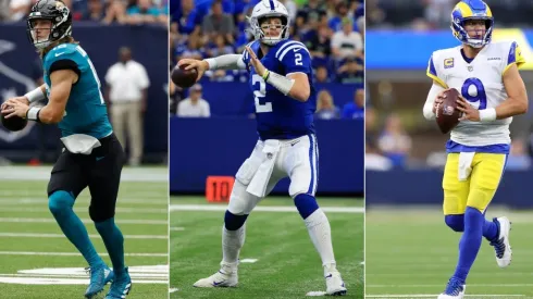 Trevor Lawrence, Carson Wentz y Matthew Stafford.
