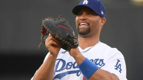 Albert Pujols llegó a los Dodgers a mediados de la pasada temporada
