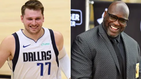 Luka Doncic y Shaquille O'Neal.
