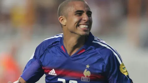 David Trezeguet en la Selección de Francia.
