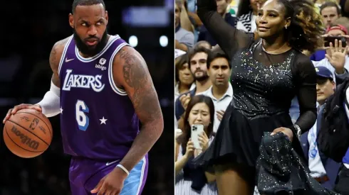 LeBron James y Serena Williams
