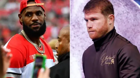 LeBron James y Saúl "Canelo" Álvarez
