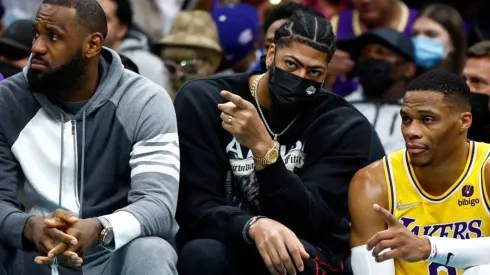 LeBron James, Anthony Davis y Russell Westbrook.
