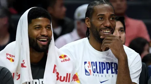 Paul George y Kawhi Leonard.
