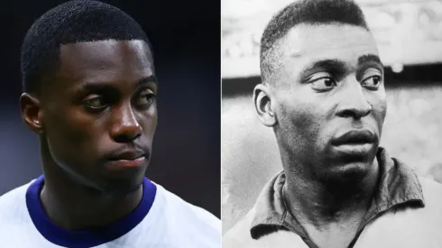 Tim Weah y Pelé.
