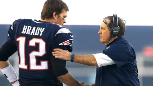 Tom Brady y Bill Belichick.
