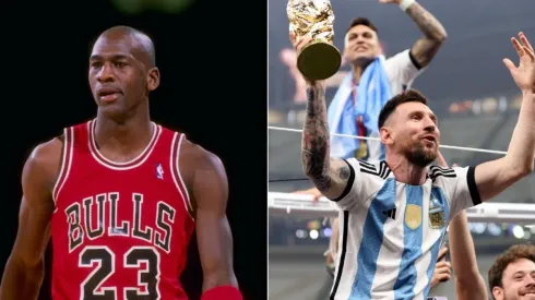 Michael Jordan y Lionel Messi.
