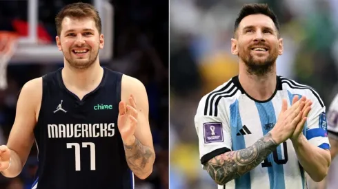 Luka Doncic y Lionel Messi.
