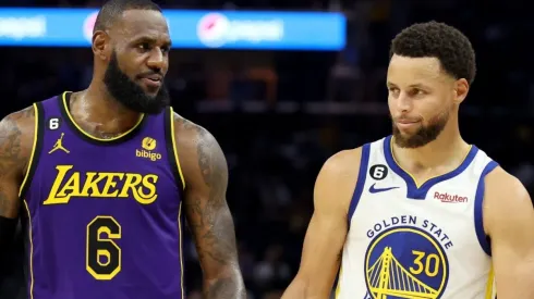 LeBron James y Stephen Curry.
