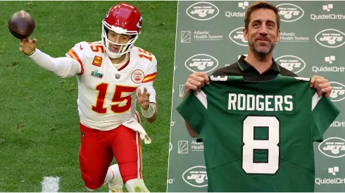 Patrick Mahomes y Aaron Rodgers
