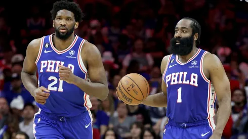 Joel Embiid y James Harden en Philadelphia 76ers
