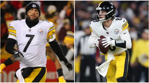 Ben Roethlisberger y Kenny Pickett en Pittsburgh Steelers.
