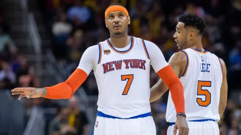 Carmelo Anthony es una leyenda de los New York Knicks.
