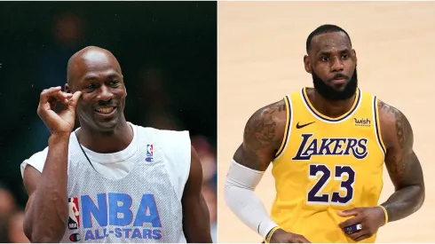 Jordan y LeBron son dos de los mejores en la historia de la NBA.

