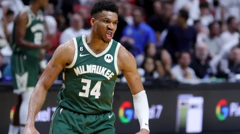 Giannis Antetokounmpo, máxima figura de Milwaukee Bucks.
