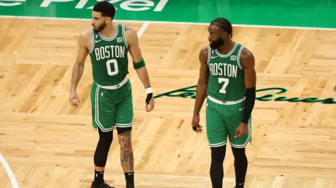 Jayson Tatum y Jaylen Brown en Boston Celtics por NBA Playoffs 2023.
