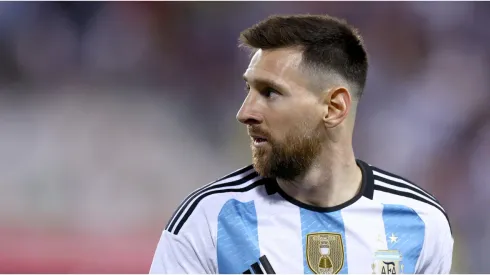 Messi con la Selección Argentina.
