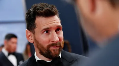 Lionel Messi en la entrega de los premios Laureus.
