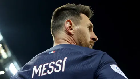 Lionel Messi y su camiseta en el 2023.
