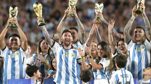 Leo Messi y la Selección de Argentina festejaron la conquista de la Copa del Mundo.
