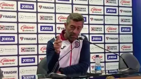 Caixinha atendió a los medios esta tarde.
