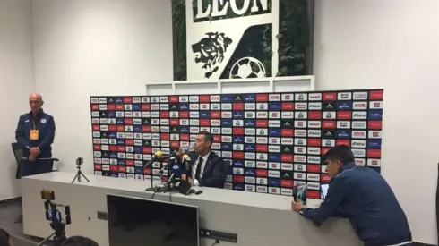 Caixinha habló con los medios esta noche.
