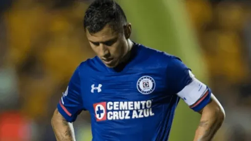 Julio Domínguez con Cruz Azul.
