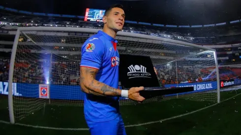 Caraglio anotó el gol 10 mil del Estadio Azteca.
