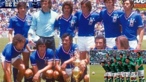 Plantel de Cruz Azul del 1971-72.
