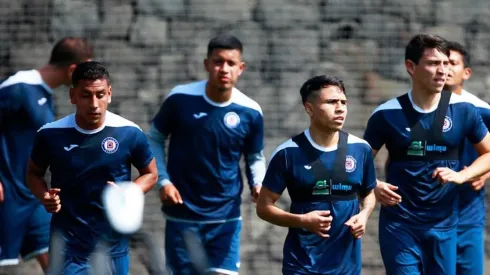 Entrenamiento de Cruz Azul.
