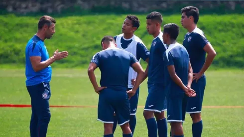 Entrenamiento de Cruz Azul.
