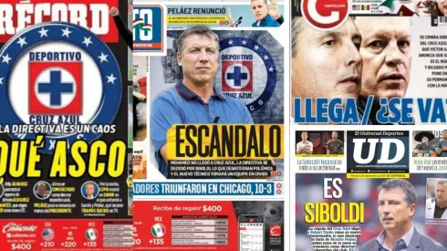 La renuncia de Ricardo Peláez a Cruz Azul se toma todas las portadas en México