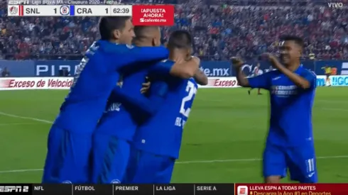 VIDEO: ¡Golazo de Cabecita! y empata San Luis vs Cruz Azul