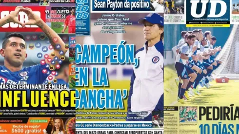 El torneo está en pausa y Cruz Azul sigue tomando las portadas