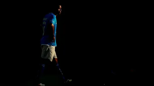 Edcarlos en el partido ante Chivas en el Estadio Azul
