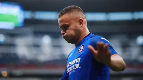 Jonathan Rodríguez en un partido ante Tijuana
