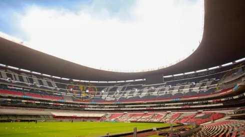 Celebra Cruz Azul: Terminan de reparar la cancha del Azteca