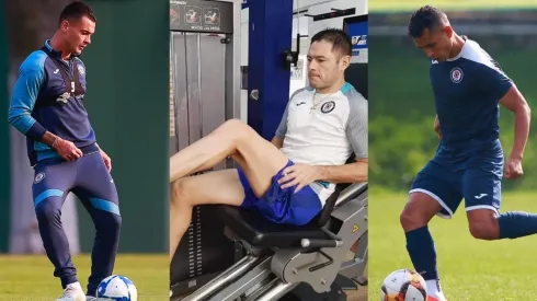 Buenas noticias para los tres jugadores lesionados de Cruz Azul