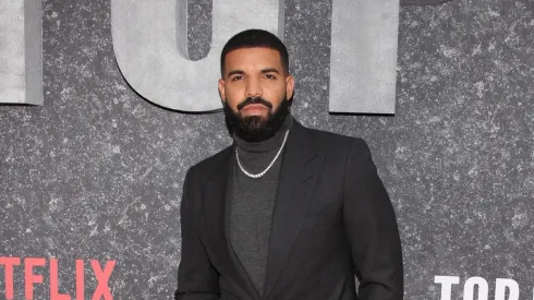 Drake en la presentación de Top Boy de Netflix
